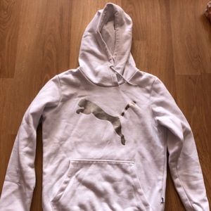White puma hoodie
